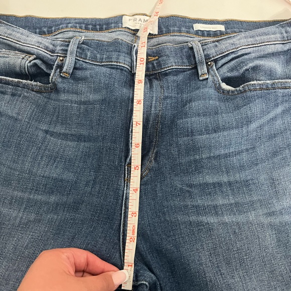 Frame Women’s L’Homme Slim 38 Jeans Denim Mom Apparel Casual Light Wash - Picture 7 of 9